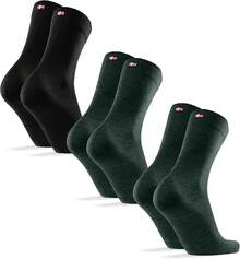 Multicolor (1x Negro, 2x Verde Oscuro)