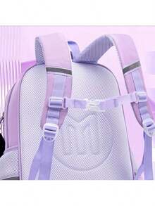 三丽鸥酷洛米多口袋背包 - 可爱的酷洛米主题，轻便单肩包，带多个隔层，适合装奖品和奖励 - 彩色 - 查看 7