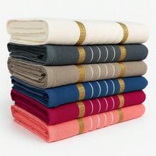 3 Large 100% Cotton Bath Towels – Comfort, Softness And Absorption - Rubi New Collection - hỗn hợp - Xem 6