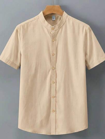 Camisa Gola Padre FINO VISCOLINHO Leve Fresco Masculina Manga Curta