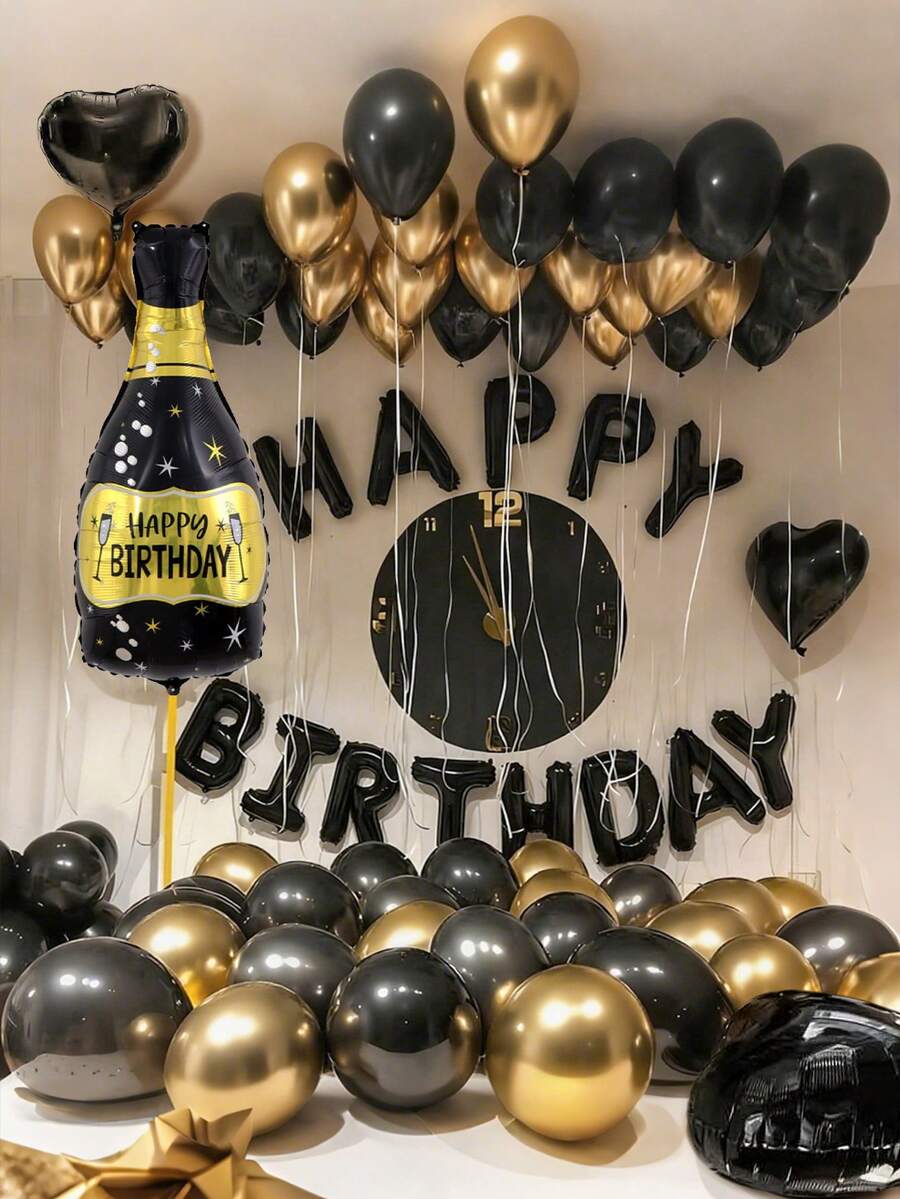 249件組紅色生日派對裝飾氣球套裝,包含紅色生日快樂氣球、乳膠氣球、心形氣球、玫瑰花瓣,適合紅色主題、生日派對用品、男女生日派對裝飾、情人節、聖誕節 - 彩色 - 查看 1