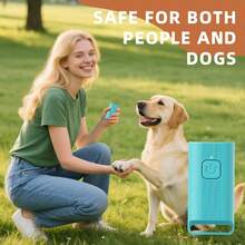 Mini Ultrasonic Dog Repeller, Suitable For Outdoor Self-Defense And Preventing Barking, Equipped With LED Lights, Dog Training Equipment |, Ultrasonic Device, A Gift For Family Members, Christmas Gift - mini xanh - Xem 5