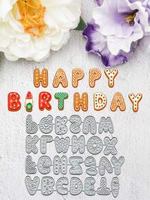 1pc Letter Shaped Cutting Die