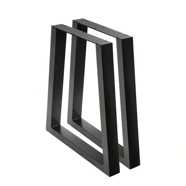 Table Legs, Set Of 2 Metal Dining Coffee Desk Bench Leg Home Office Kitchen Work Furniture, With Feet Pads 200kg Ca...