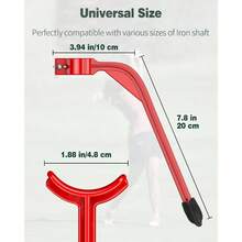 Training Wrist Hinge Swing Training Aid Swing Correcting Trainer Golfers Beginners Arm Elbow Posture Teaching Accessory Club Practice - Đỏ - Xem 8