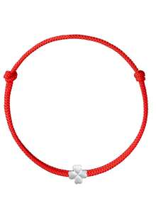 S925 Sterling Silver Braided Bracelet Minimalist Lucky Red String, Valentine Gift For Her Girlfriend BFF, Adjustable Wrist Rope With Gift Box