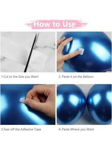 500pcs Transparent Removable Balloon Glue Dots - Double-Sided Adhesive, Waterproof And No Residue, Suitable For Party Decoration, Wedding, Christmas, Gift Packaging