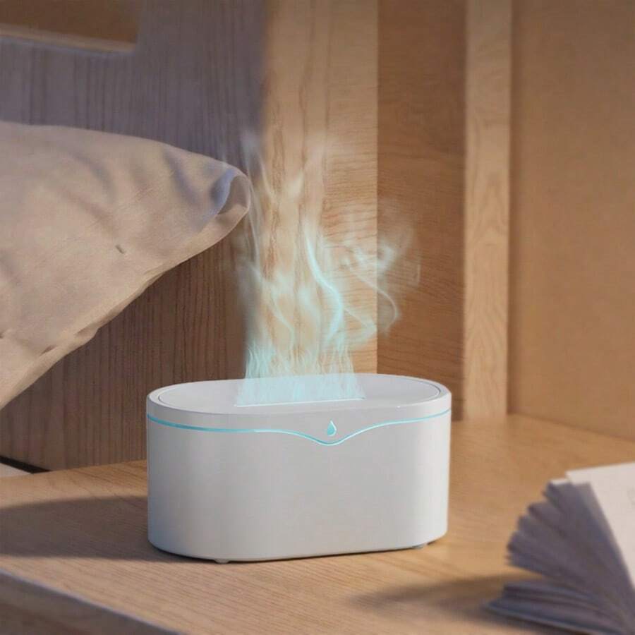 静音、高雾量迷你香薰机,带氛围灯、细腻雾化、缺水保护和智能过热保护功能 - 彩色 - 查看 1