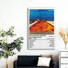 Framed Red Hot Chili Peppers Poster Print | Californation Poster | Music Poster | Album Cover Poster. Idea Gift For New Year, Thanksgiving Day, Christmas, For Room Decor, Kitchen Decor, Living Room, Halloween Decor, Bathroom Decor, Home Decor. - Đóng khung - Xem 3