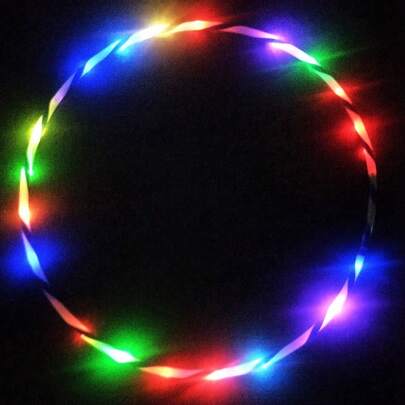90cm Diameter High Elasticity Rainbow Variable Fitness Hoop, Suitable For Fitness, Bodybuilding, Yoga, Etc