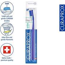 Curaprox Cepillo de dientes CS 5460 Ortho - Cepillo de dientes manual con corte especial para tirantes con cerdas 5460 Ultra Soft CUREN - Color aleatorio(default) - Multicolor - Ver 3
