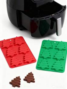 Formy silikonowe w kształcie choinki do mydła, czekolady, ciasta, bomby kakaowej, bomby do kąpieli, lodu, świec, jedzenia, 3D, świąteczne przysmaki, tacki do pieczenia i zamrażania, akcesoria kuchenne, forma do pieczenia