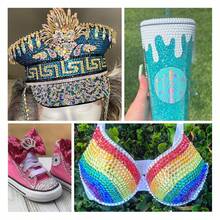 25000PCS Silver Clear White Flatback Rhinestones For Crafts Shoes Tumblers Mugs Graduation Cap Dration Celebration Makeup Bling, White Resin Rhinestones Bedazzling Gems With B7000 Glue - 多色132 - 查看 5