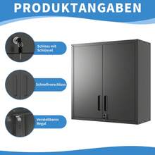 Heavy Duty 198cm 5 Tier Shelving Unit - Metal Storage Rack With 650kg Load Capacity, Height Adjustable Industrial Shelving Unit For Garage, Basement And Workshop, Black, H198cm * W120cm * D45.7cm On Site - 黑色+金屬+現代 - 查看 6