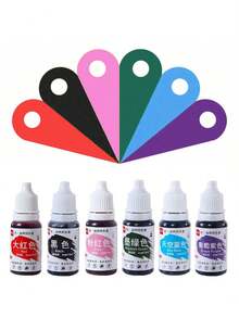 10毫升食用级水溶性和油溶性色素 - 用于蛋糕装饰、烘焙、糖果制作 - 彩色 - 查看 2