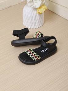 1 Pair New Colorful Design Soft Bottom Casual Outdoor Sandals For Toddlers & Infants - Multicolor - View 5