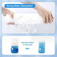 - Toalla de bao desechable y porttil para viajes de 55x 27.5 pulgadas, toallas de gimnasio, toallas de camping, Glamping, esenciales, toallas de viaje, embalaje al aspiradora no - blanco - Ver 5