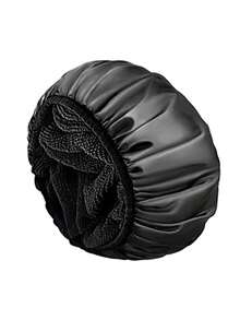 Shower Cap, Lined Shower Cap For Women Reusable, Triple Layer Bath Cap, Extra Large For Women Long Hair - Multicolor 2 - View 4