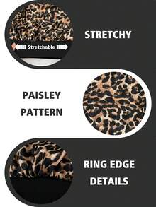 4件装女士缎面睡帽，弹性绑带设计，光滑丝滑，彩色缎面材质，休闲居家日常护发睡帽