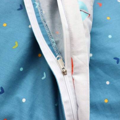 Cotton Crib Bedding Set For Toddler Boys Girls,3Pcs Include Duvet Cover,Fitted Sheet,Pillowcase, Baby Bed Linen,Nurse...