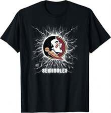 Florida State Seminoles 90's Lightning Officially Licensed T-Shirt - màu đen - Xem 1
