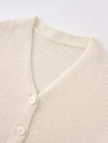 2 Pieces Set Autumn/ Winter New Women's Casual Cute Suits Loose Solid Color Button Cardigan Long-Sleeved Knitted Sweater Top Knit Pants Suitable For Daily Wear Home Loungewear Cozy Chic Fall Winter Going Out Outfits Clothes