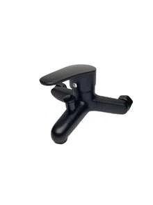 Wall Mounted Bath Shower Faucets Household Bathtub Faucet Multifunctional Outlet Hot And Cold Mixer Tap Black Bathroom Faucet Bathroom Accessories Bathroom Tools - Multicolor - View 13