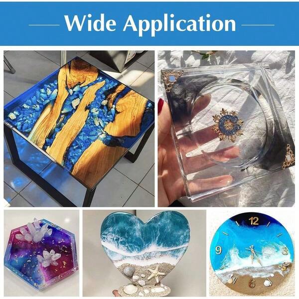 Epoxy Resin - 32FL. OZ/946ml Easy Mix 1:1 Ratio Clear Resin Craft For Jewelry Making, Painting, Art, Molds, River...