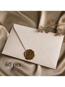 5/10/20/50pcs Vintage Style Linen Envelopes - Chinese Style Cards, Invitations, Postcards, Wax Seal Compatible, 250g Premium Quality Back To School