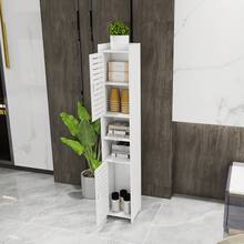 Bathroom Vanity Unit, Storage Unit, Bathroom Furniture, Multi-Purpose Storage For Living Room, Kitchen, Dining Room, White - White - View 10