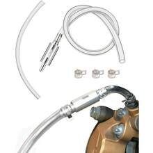 Brake Bleeder Hose, Car Accessories Brake Bleeder Hose One Way Check, Universal One Way Check Tube Bleeding Kit Hydraulic System Bleeding, Suitable, Motorcycles - Initial - View 1