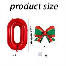 Kit arco di palloncini natalizi - palloncini rossi e dorati con fiocco natalizio a righe, palloncini in poliestere e foil, per compleanno, matrimonio, decorazione natalizia, feste invernali, forniture per feste di Natale