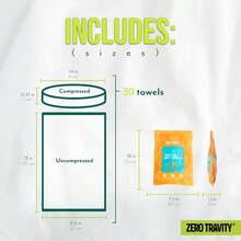 Disposable Towels Travel, 30pcs Towel Tablets, Compressed Towels Travel, Ultra Soft Coin Tissue, Portable and Reusable Camping Personal Care Products, Travel Towels - inicial - Ver 3