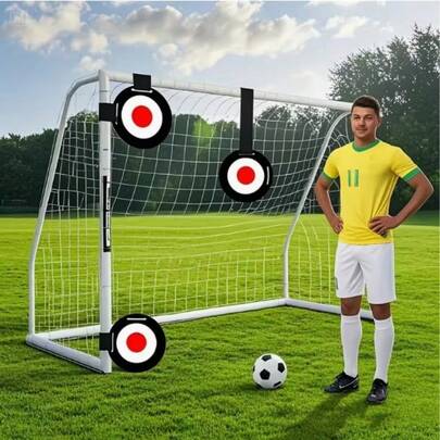 Adjustable Football Shooting Target - Multi-Sport Shooting Assist, Durable Nylon Football Target, Suitable For Baseball, Soccer, Field Hockey And Ice Hockey, Colorful Shooting Training Equipment, Skill Development, Portable Design, Long-Lasting Material