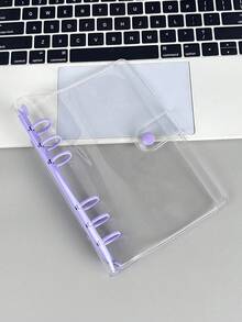 غلاف ورق فضفاض شفاف، كتاب ملصقات، ختم، تخزين ملصقات، مجموعة دفتر، يومية DIY - متعدد الألوان - مشاهدة 12