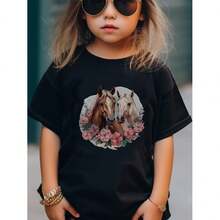Camisetas para niñas - Negro - Ver 6
