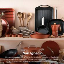 San Ignacio Agros 鋼製蛋糕模具 26*6.5厘米 - 珊瑚橙 - 查看 2