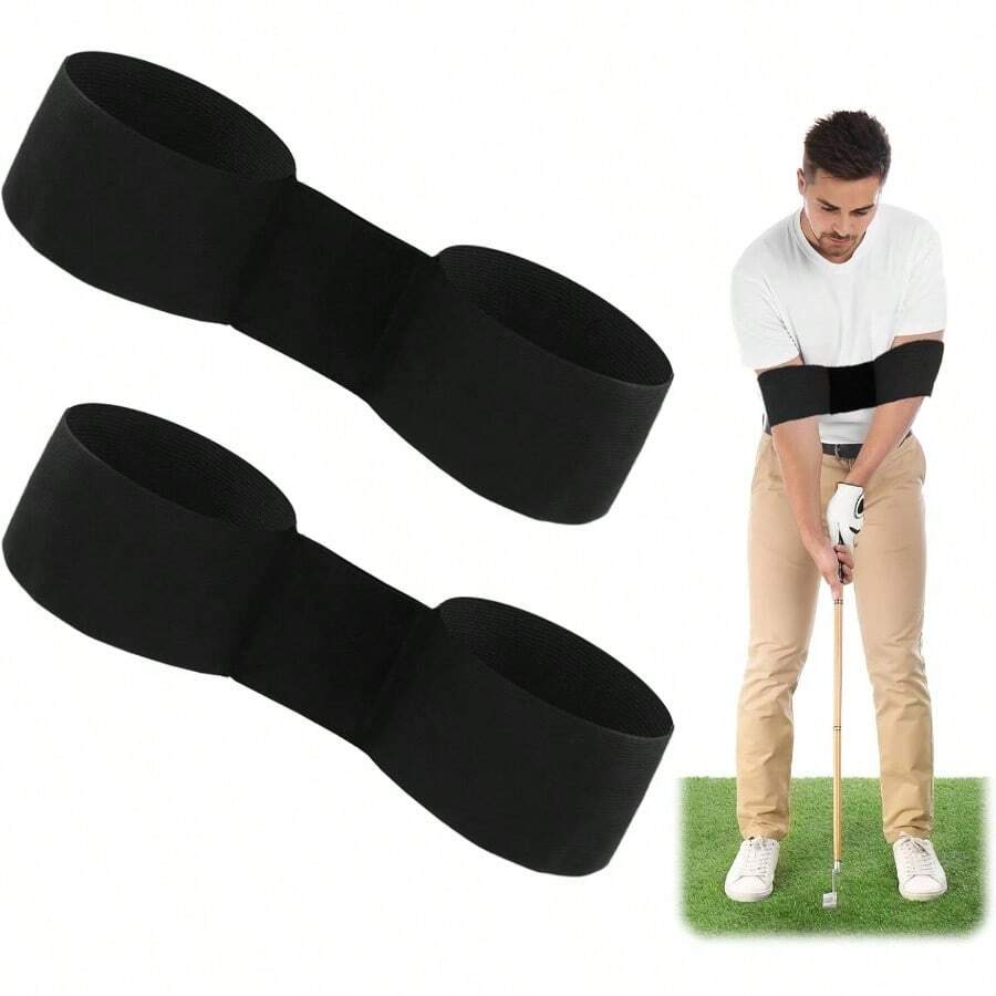 Swing Training Aid - 2 Pack Correcting Arm Band Swing, Trainer Consistent Posture, Suitable All Skill Levels, Portable Training Equipment - ban đầu - Xem 1