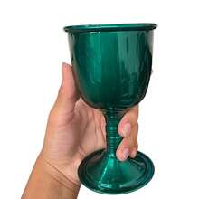 Cálice Para Ritual em Alumínio Pintado de Verde 14cm 200 ml - Preto - Visão 4