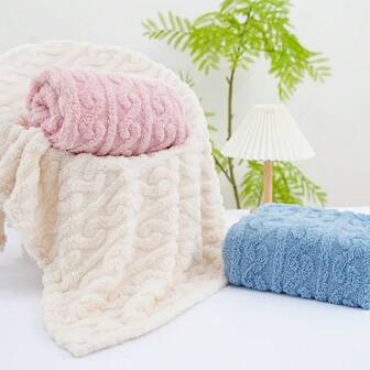 1pc Polyester Multifunctional Baby Blanket, Warm & Comfortable, Soft Texture - Suitable For Home Use, Travel, Nursery Or Toddler