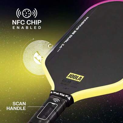 1 Piece 3S Pickleball Paddle - Raw Carbon Fiber Surface, Slim, Wide-Body & Aerodynamic Curve Design - Premium Textured Matte Finish - Propulsion Core - 16mm Paddle - UPA-A Certified