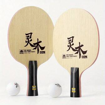 1 st professionellt bordtennisracket (i ett stycke), 7-lagers rent trä (Limba + Ayous), horisontell/vertikal racketbottenplatta. Möjliggör både offensivt och defensivt spel med lätthet, vilket gör det till det bästa valet för både träning och tävlingar.