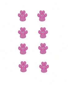 8 Pieces Of Pet Shoes Disposable Invisible Non-Slip Puppy Foot Stickers Suitable For Sending Friends And Family Pet Supplies Dog Non-Slip Pad