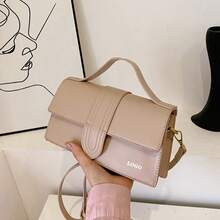 Bolsos de hombro para mujer - Caqui - Ver 7