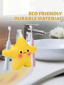 1 Stück Badezimmer Zahnpasta & Zahnbürstenhalter, multifunktionale Badezimmerdekoration, Makeup Pinselhalter, geeignet für Badezimmer, Küche, Schlafzimmer, Büro