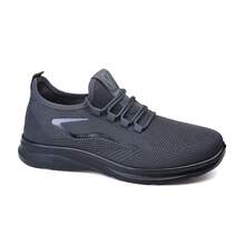 Men Casual Athletic Shoes - Grey - View 3