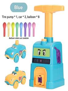 Children's Balloon Car Launcher Set, Indoor Parent-Child Interactive Balloon Powered Toy STEM Educational Toy, Suitable For Boys And Girls Aged 3-12+ As Birthday Gift, Party Favor - Multicolor - View 10