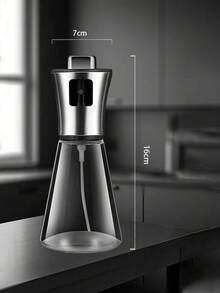 1 件套，玻璃油雾瓶，304 不锈钢压力厨房油分配器，橄榄油和烧烤油喷雾器，食用油瓶，适用于烹饪和烧烤，家庭酒店户外烧烤用品，年末大促销，价格实惠。 - 彩色 - 查看 3