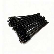 100 Stücke/50 Stücke/30 Stücke/20 Stücke/2 Stücke Einweg-Wimpernbürsten, Mascara-Bürsten, Wimpernbürste, für Wimpernverlängerungen, Augenbrauen, Lidschatten, Make-up Zubehör Set, Augenbrauenbürste, Lidschattenbürste, Bürste, Geschenke - Schwarz - Übersicht 13