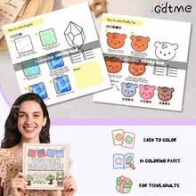 GDTME 一本趣味十足的“涂色书”，适合初学者放松身心，是万圣节、圣诞节和其他节日聚会的理想礼物，也是送给家人和朋友的绝佳生日礼物和新年礼物。本书封面设计精美，插图细致入微，是创意休闲活动的理想之选（温馨空间涂色）。 - 彩色 - 查看 3